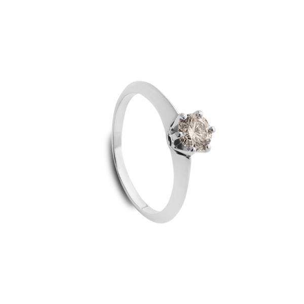 Briliantový prsteň Champagne 0.35ct - Image 2
